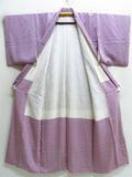 kimono, Vintage  Purple Silk Kimono, embroidery kimono, Tsukesage, Silk japanese dress