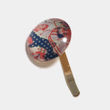 Japanese flower pattern hair pin,  Japanese gift, small kanzashi, hair cuff, hair decoration pin, blue